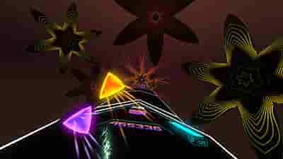 Gameplay screenshot of Audio Trip