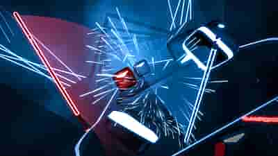 Gameplay screenshot of Beat Saber