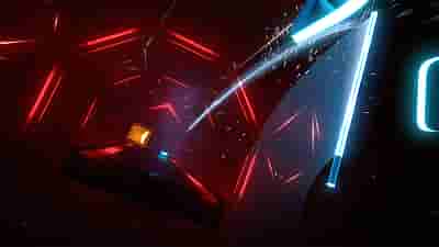 Gameplay screenshot of Beat Saber