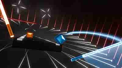 Gameplay screenshot of Beat Saber