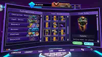 Gameplay screenshot of Blaston