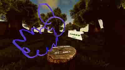 Gameplay screenshot of Doodle VR