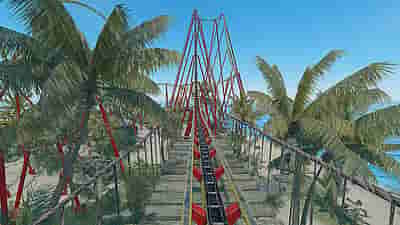 Gameplay screenshot of Epic Roller Coasters