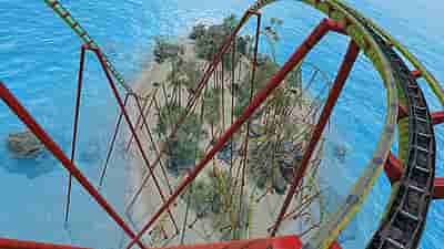 Gameplay screenshot of Epic Roller Coasters