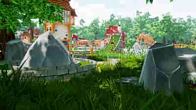 Gameplay screenshot of Golf It