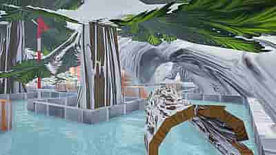 Gameplay screenshot of Golf It