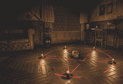 Gameplay screenshot of House of Fear
