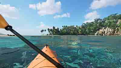 Gameplay screenshot of Kayak VR Mirage