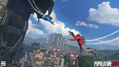 Gameplay screenshot of Population One