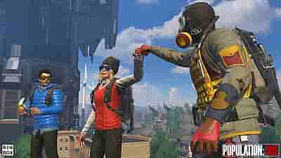 Gameplay screenshot of Population One