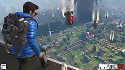Gameplay screenshot of Population One