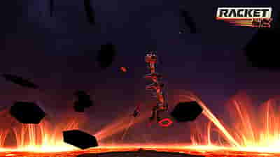 Gameplay screenshot of Racket NX