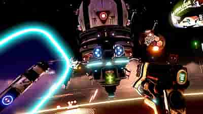 Gameplay screenshot of Space Pirate Trainer