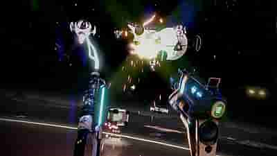 Gameplay screenshot of Space Pirate Trainer