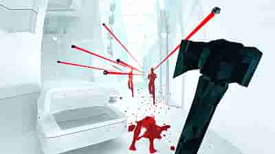 Gameplay screenshot of SuperHot VR