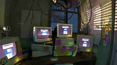 Gameplay screenshot of SuperHot VR