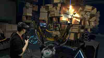 Gameplay screenshot of The Lab