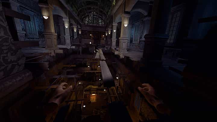 Gameplay screenshot of Affected The Manor