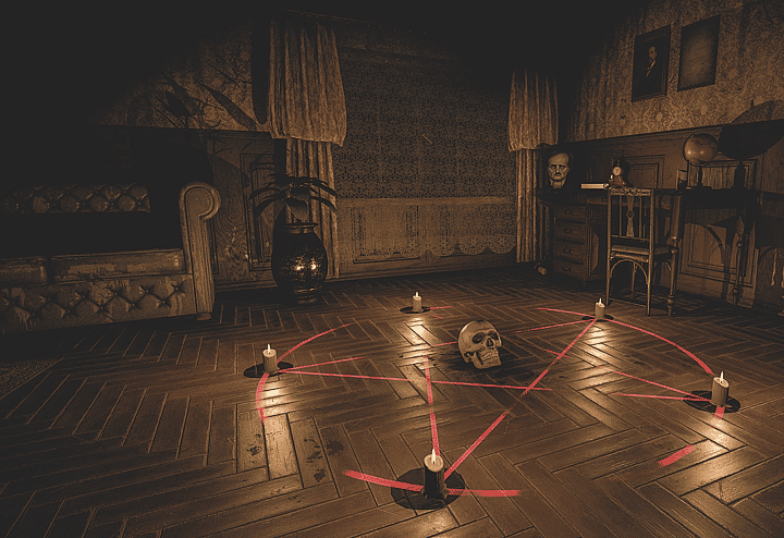 Gameplay screenshot of House of Fear