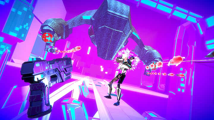 Gameplay screenshot of Pistol Whip