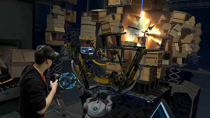 Gameplay screenshot of The Lab