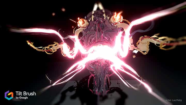 Gameplay screenshot of Tilt Brush