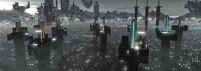 A Tower Tag VR laser game scene