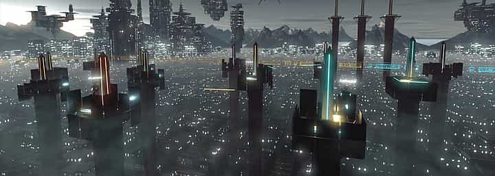 A Tower Tag VR laser game scene