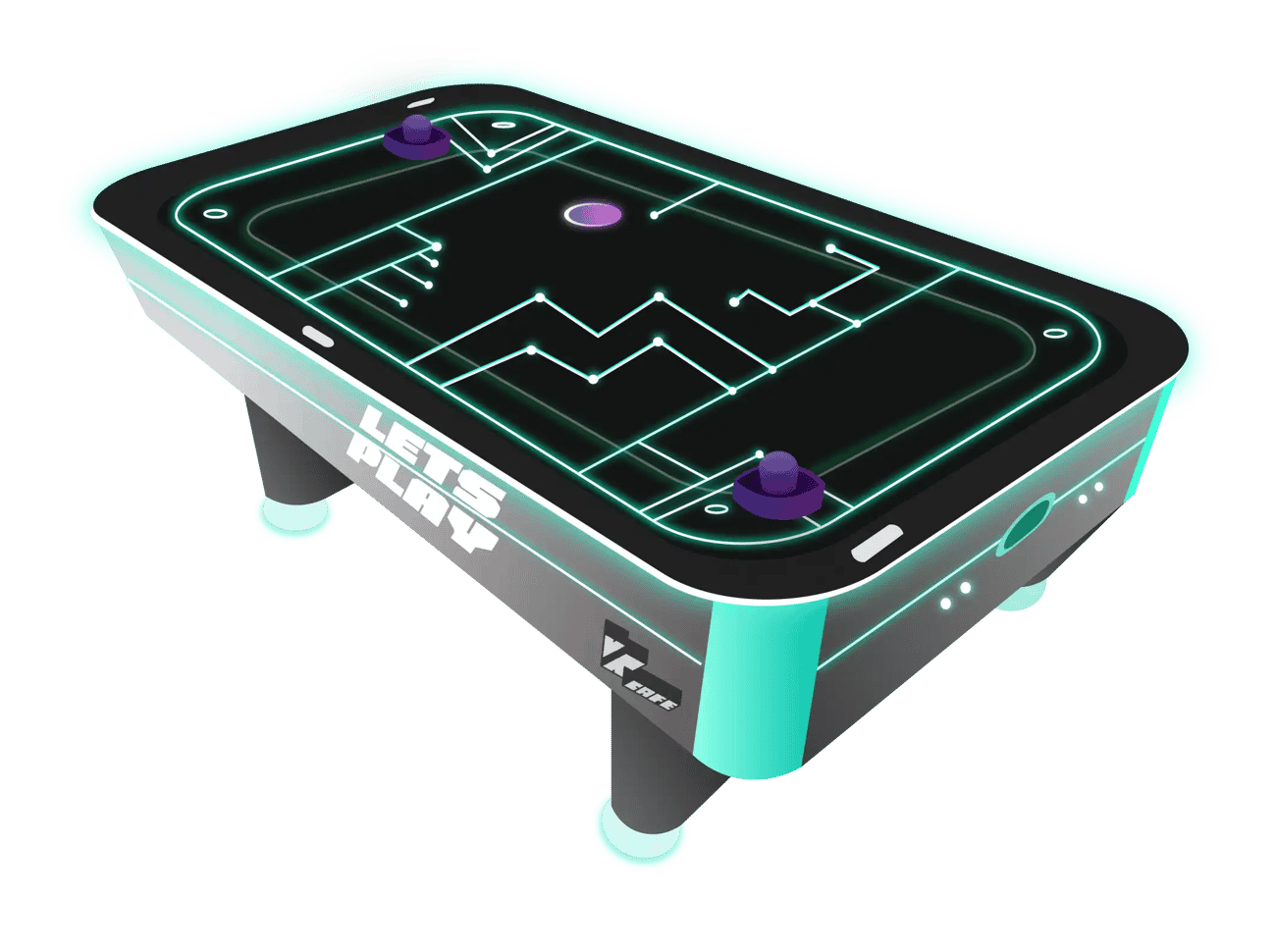 Air hockey table